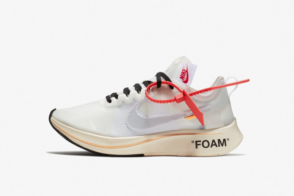 nike off white foam white